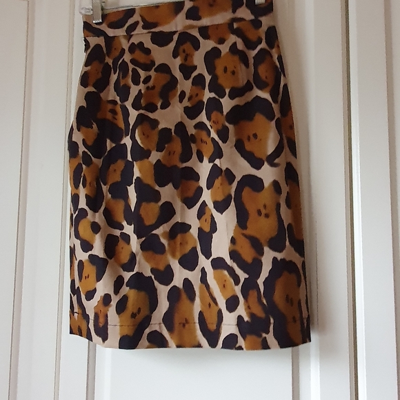 Vivienne Westwood Anglomania Iconic Leopard print cotton pencil skirt 40 NWOT - Picture 8 of 8